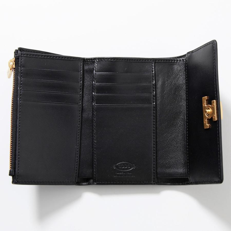 TODS トッズ 三つ折り財布 T TIMELESS Tタイムレス XAWTSKB3300KET レディース レザー ミニ財布 カラー4色 XAWTSKB3300KETB999の画像