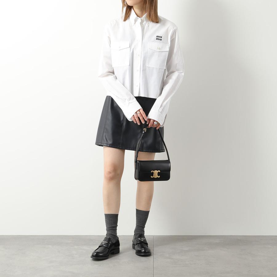 PRADA（プラダ） ローファー 1D329N 055 レディース ブラッシュド