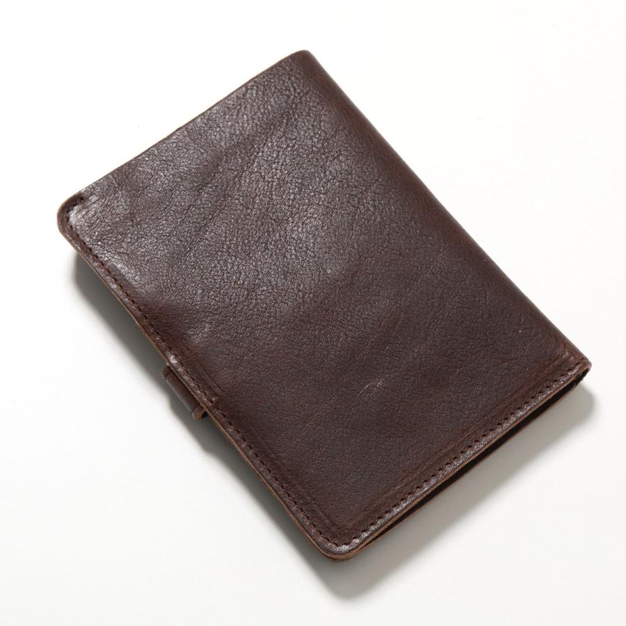 IL BISONTE イルビゾンテ 二つ折り財布 SMW004 PO0001 PV0012 レディース メンズ レザー アイコンロゴ ミニ財布 小銭入れありの画像