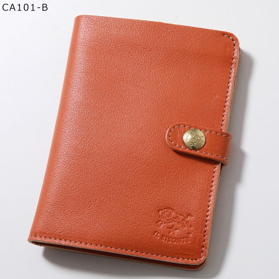 IL BISONTE イルビゾンテ 二つ折り財布 SMW004 PO0001 PV0012 レディース メンズ レザー アイコンロゴ ミニ財布 小銭入れありの画像