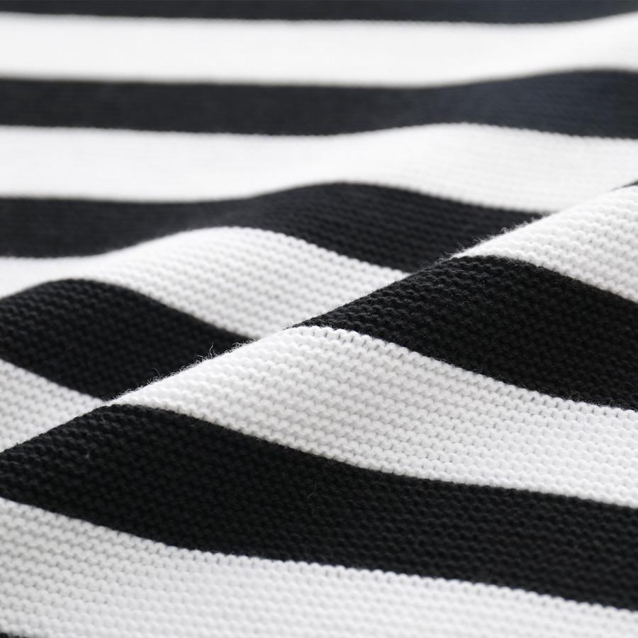 TRICOTS JEANMARC/トリコ・ジャンマルク ドゥーズィエムクラス購入2023SS WHITE BORDER HALF ZIPホワイトボーダーハーフジップニット新品【フリー】【LKNA74715】 TRICOTS JEAN MARC トリコットジーンマーク セーター BNZ レディース