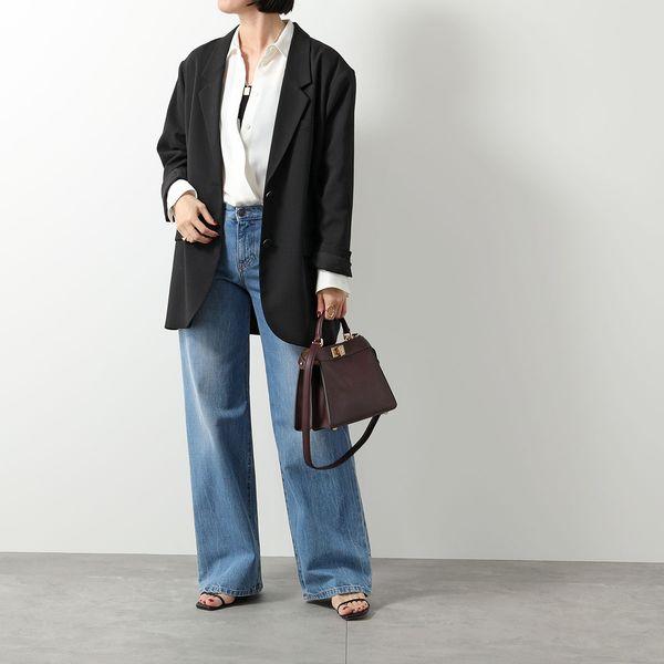 FENDI デニム　ピーカブー　アイシーユー　スモール　ハンドバッグ　2way FENDI（フェンディ） ハンドバッグ PEEKABOO ISeeU SMALL ピーカブー
