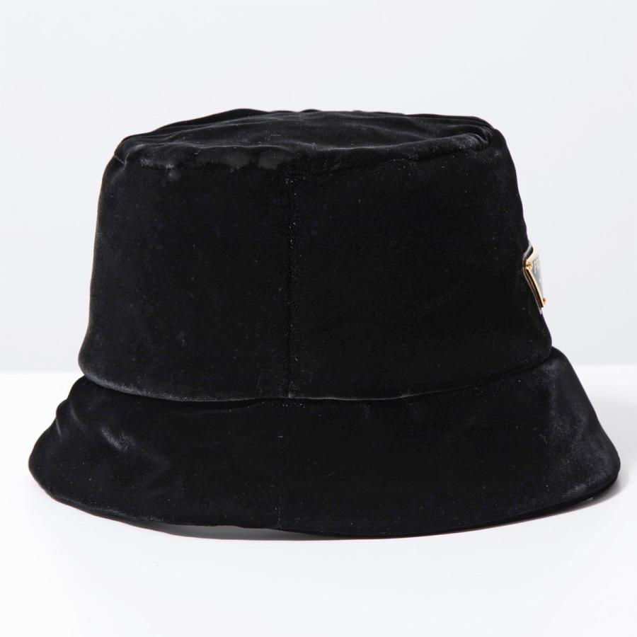 最終値下PRADA プラダ　バケットハット　バケハ　ベルベット PRADA プラダ バケットハット 1HC137 068 レディース ベルベット