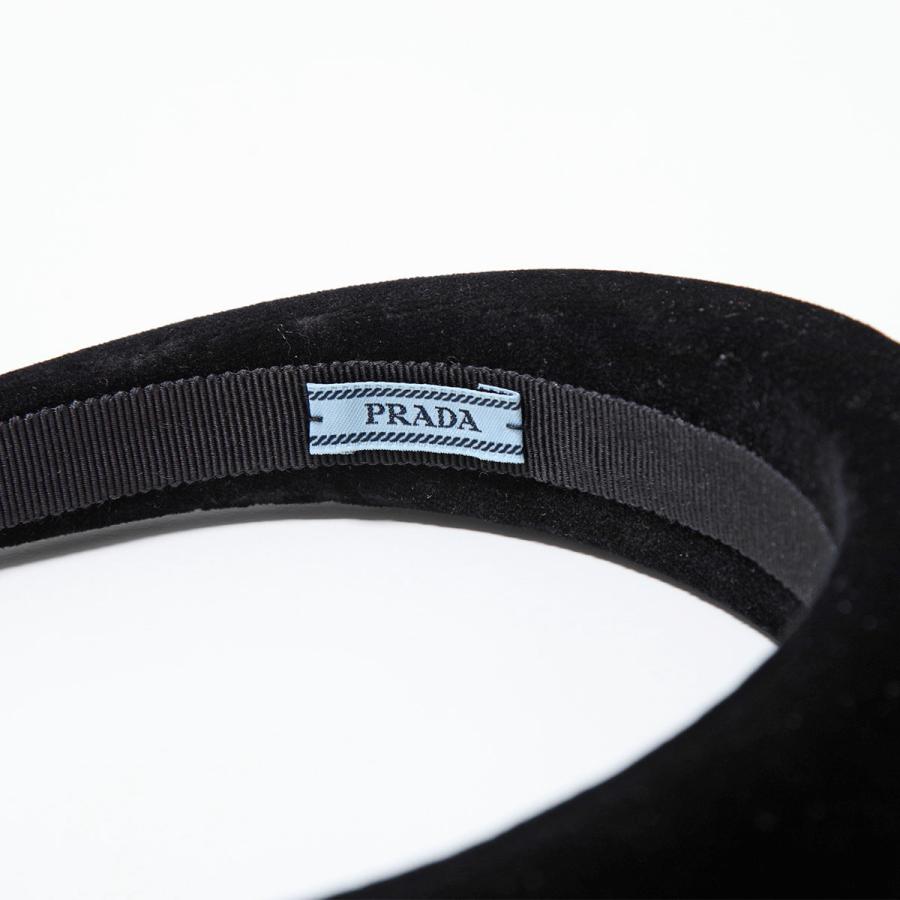 PRADA（プラダ） カチューシャ 1IH019 068 レディース ベルベット