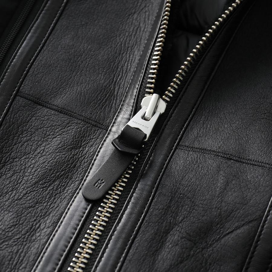 MACKAGE マッカージュ ダウンジャケット RILEY ライリー メンズ フード付き ブルゾン 撥水 ムートン ボア Black | Mackage | 11