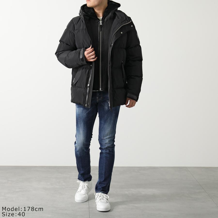 MACKAGE マッカージュ ダウンジャケット RILEY ライリー メンズ フード付き ブルゾン 撥水 ムートン ボア Black | Mackage | 03