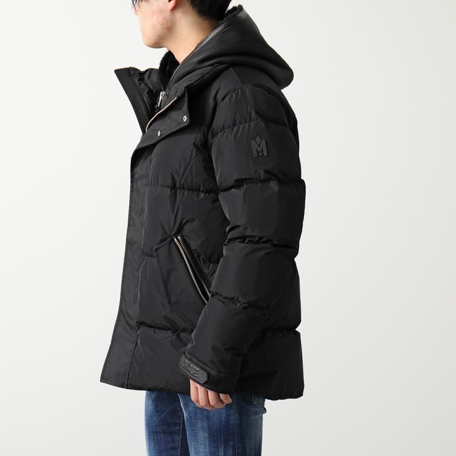 MACKAGE マッカージュ ダウンジャケット RILEY ライリー メンズ フード付き ブルゾン 撥水 ムートン ボア Black | Mackage | 05