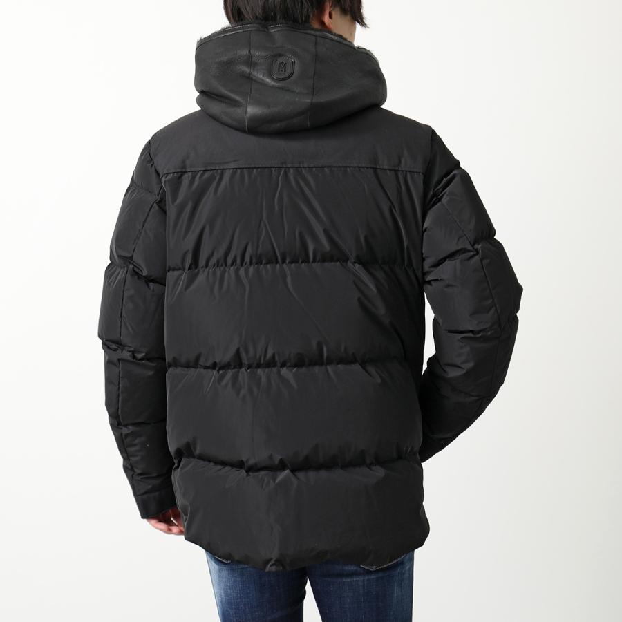 MACKAGE マッカージュ ダウンジャケット RILEY ライリー メンズ フード付き ブルゾン 撥水 ムートン ボア Black | Mackage | 06