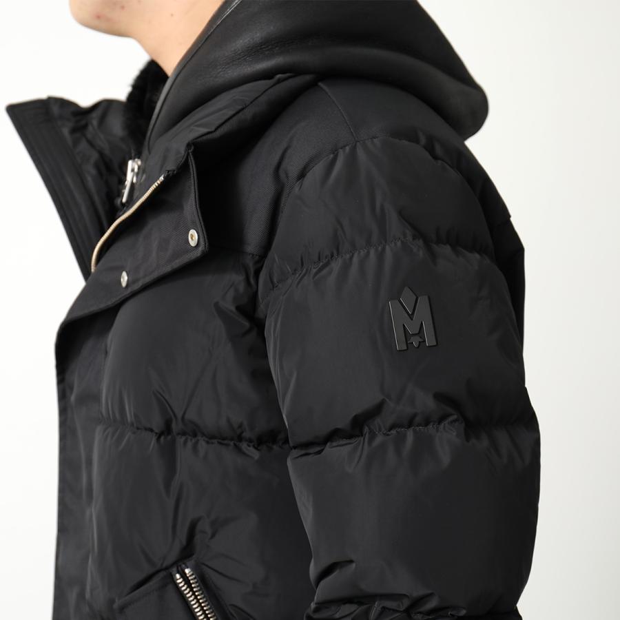 MACKAGE マッカージュ ダウンジャケット RILEY ライリー メンズ フード付き ブルゾン 撥水 ムートン ボア Black | Mackage | 08