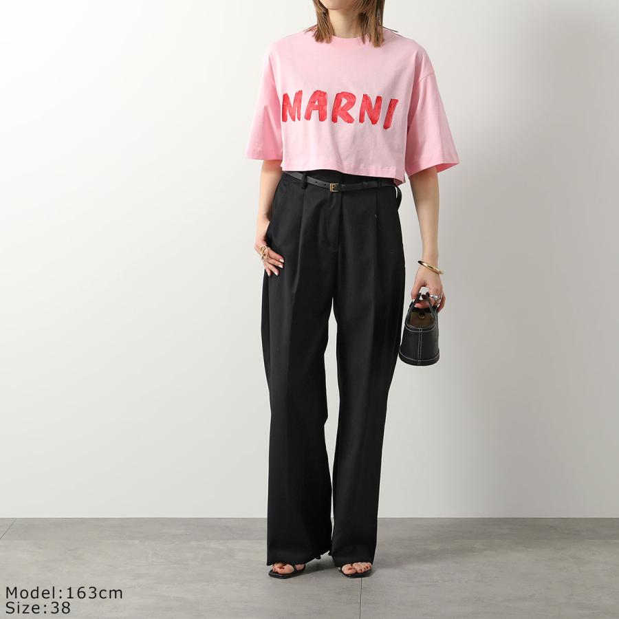 MARNI マルニ Tシャツ THJE0301P1 USCS11 レディース ロゴT 半袖 