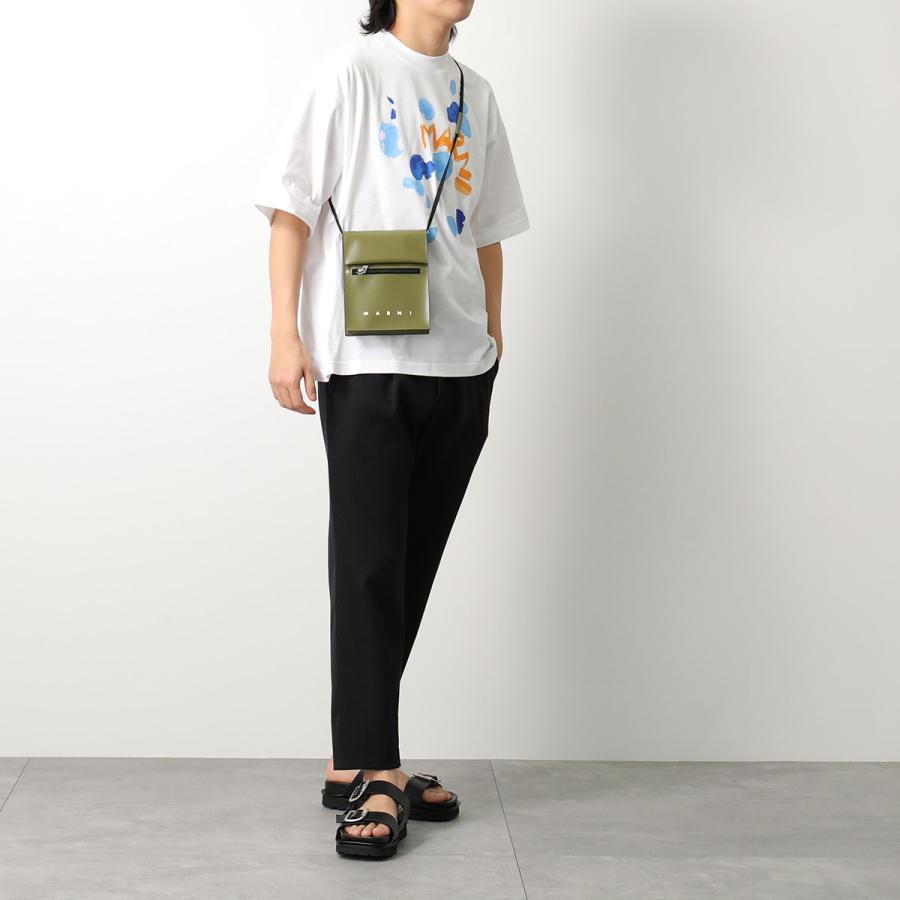 MARNI マルニ ショルダーバッグ SBMQ0036A1 P5769 メンズ クロスボディ ロゴ ミニバッグ 鞄 カラー2色の画像