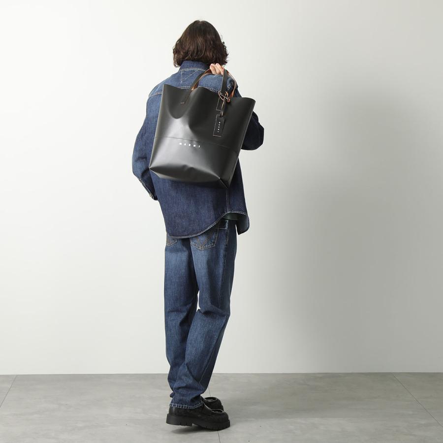MARNI マルニ トートバッグ SHMQ0037A1 SHMQ0037Q5 P5769 メンズ オープンショッパー ロゴプリント ロゴレザータグ 鞄 カラー5色の画像