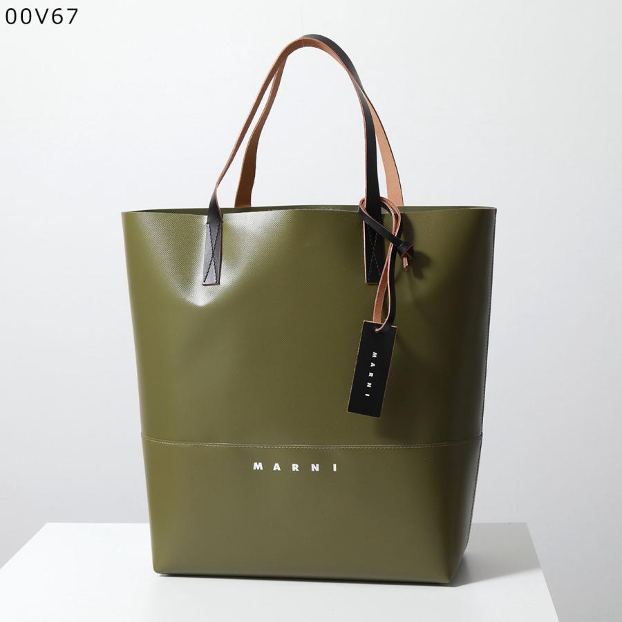 MARNI マルニ トートバッグ SHMQ0037A1 SHMQ0037Q5 P5769 メンズ オープンショッパー ロゴプリント ロゴレザータグ 鞄 カラー5色の画像