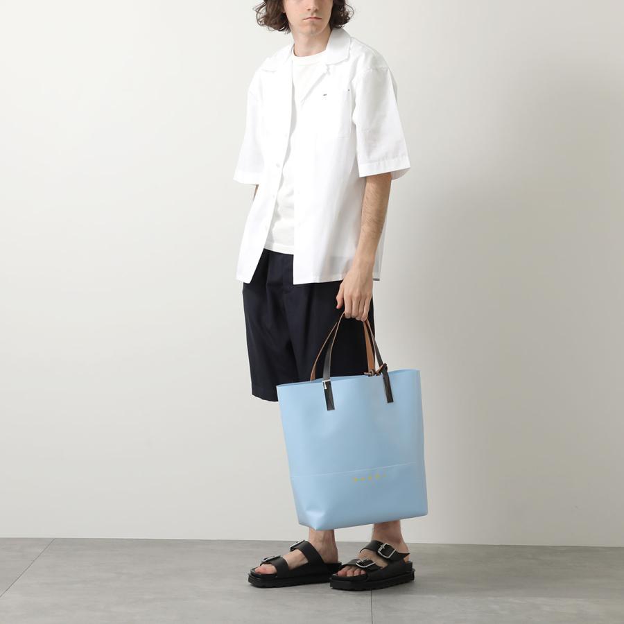 MARNI マルニ トートバッグ SHMQ0037A1 SHMQ0037Q5 P5769 メンズ オープンショッパー ロゴプリント ロゴレザータグ 鞄 カラー5色の画像
