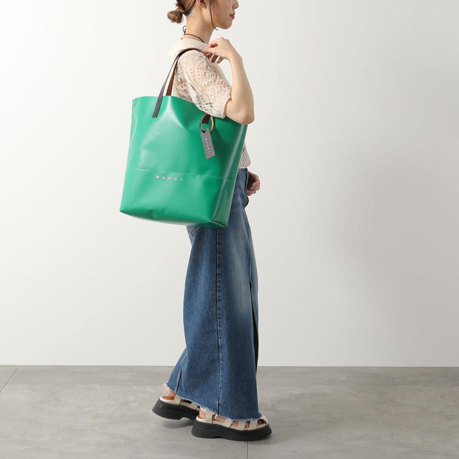 MARNI マルニ トートバッグ SHMQ0037A1 P5769 レディース オープンショッパー ロゴプリント ロゴレザータグ 鞄 カラー4色｜s-musee｜15