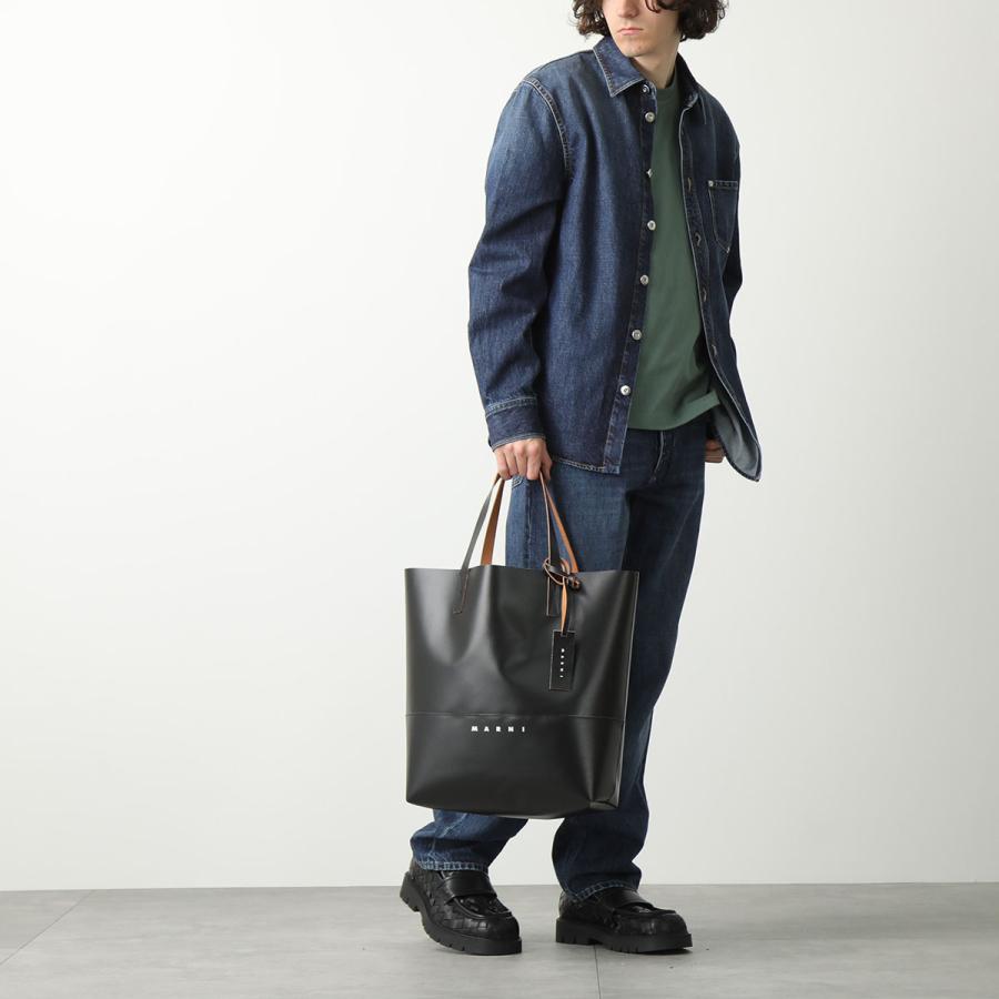 MARNI マルニ トートバッグ SHMQ0037A1 SHMQ0037Q5 P5769 レディース オープンショッパー ロゴプリント ロゴレザータグ 鞄 カラー5色の画像