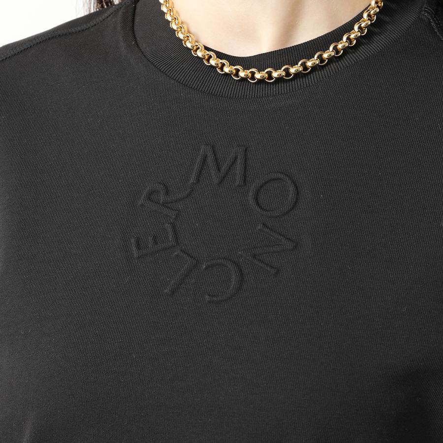 MONCLER Matt Black モンクレール マットブラック Tシャツ 8C00002 89A17 レディース 半袖 カットソー ロゴT クルーネック カラー2色｜s-musee｜08
