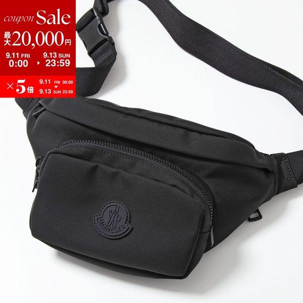 Moncler ボディバッグ 黒 保存袋付き MONCLER（モンクレール） DURANCE デュランス ボディバッグ 5M00005