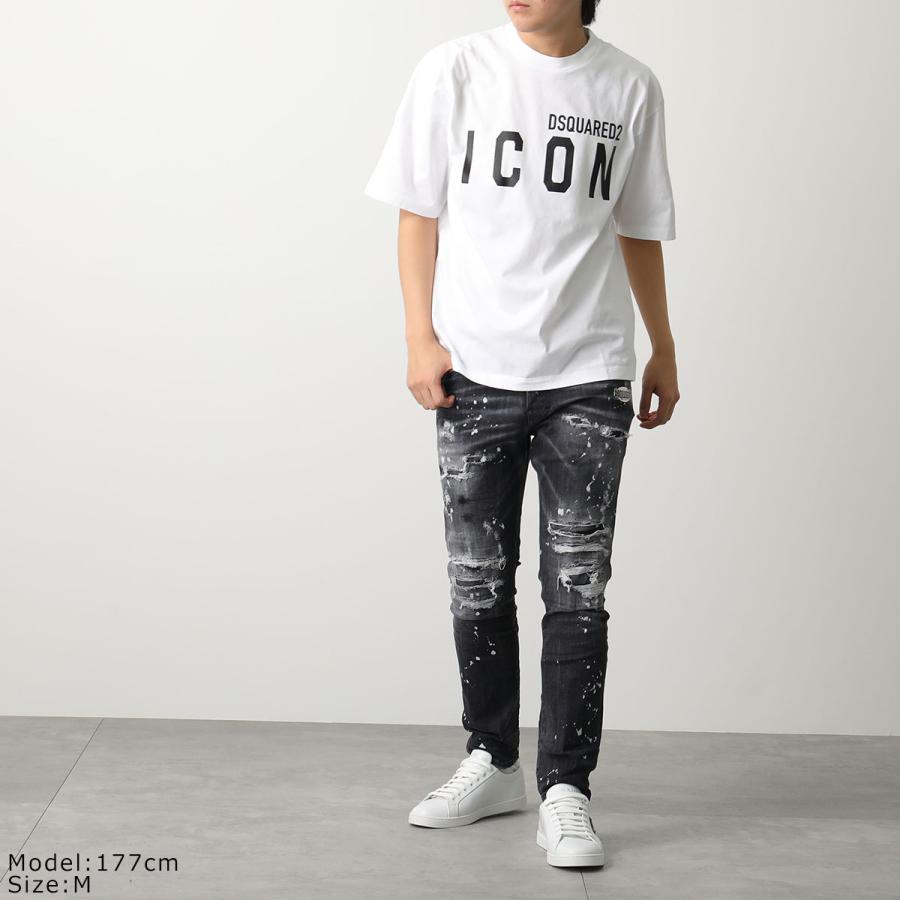 DSQUARED2 ディースクエアード Tシャツ BE ICON LOOSE FIT T DSQUARED2 ディースクエアード Tシャツ BE ICON LOOSE FIT T