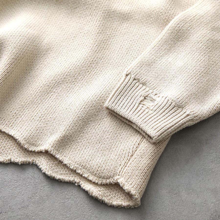 ASKYURSELF アスクユアセルフ パーカー DESTROYER KNIT HOODIE メンズ