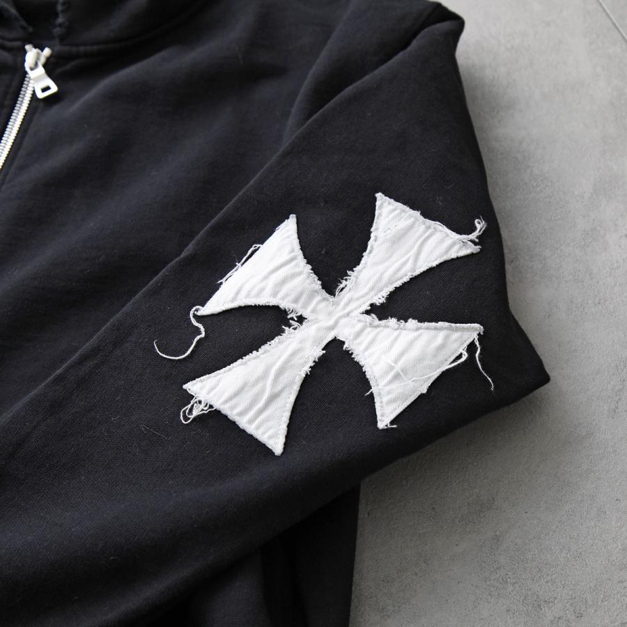 ASKYURSELF アスクユアセルフ パーカー CROSS PATCH ZIP HOODIE ASKYURSELF アスクユアセルフ パーカー CROSS PATCH ZIP HOODIE