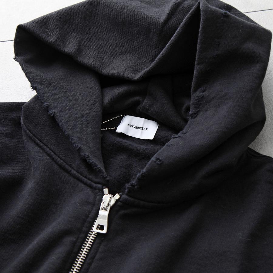 ASKYURSELF アスクユアセルフ パーカー CROSS PATCH ZIP HOODIE ASKYURSELF アスクユアセルフ パーカー CROSS PATCH ZIP HOODIE