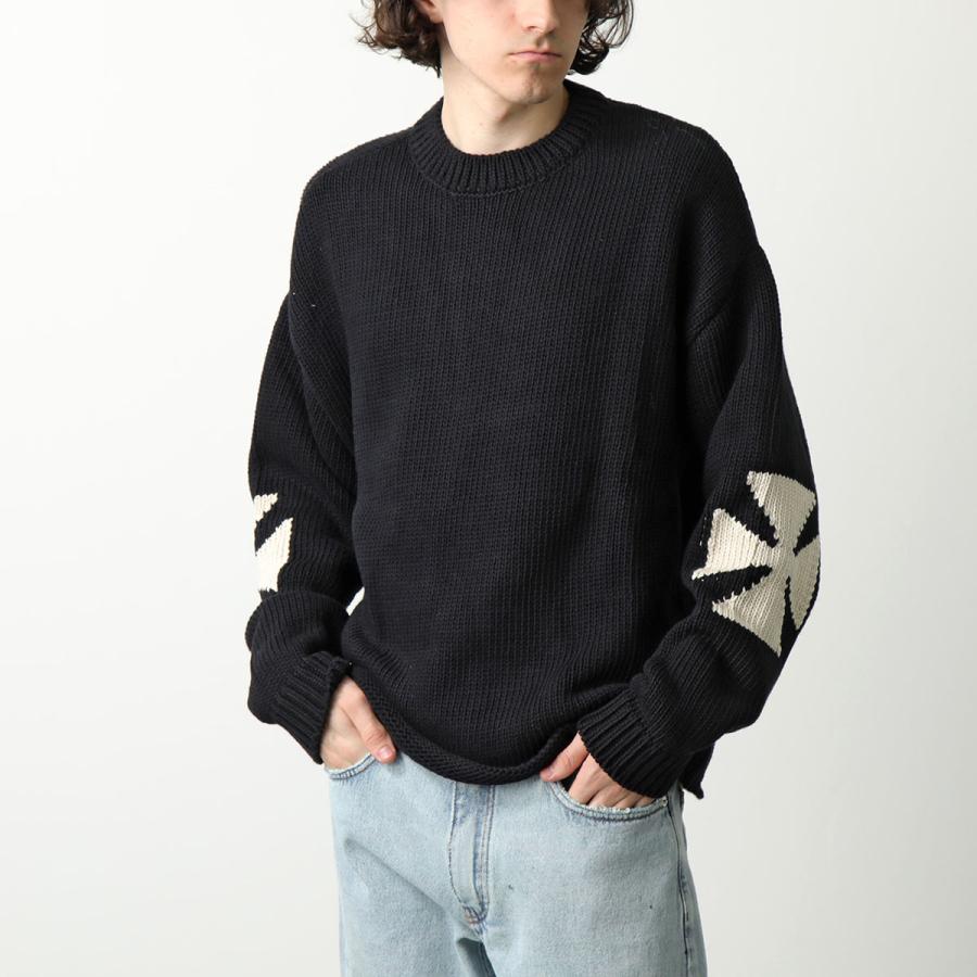 ASKYURSELF アスクユアセルフ ニット CHUNKY CROSS KNIT メンズ ASKYURSELF アスクユアセルフ ニット CHUNKY CROSS KNIT メンズ