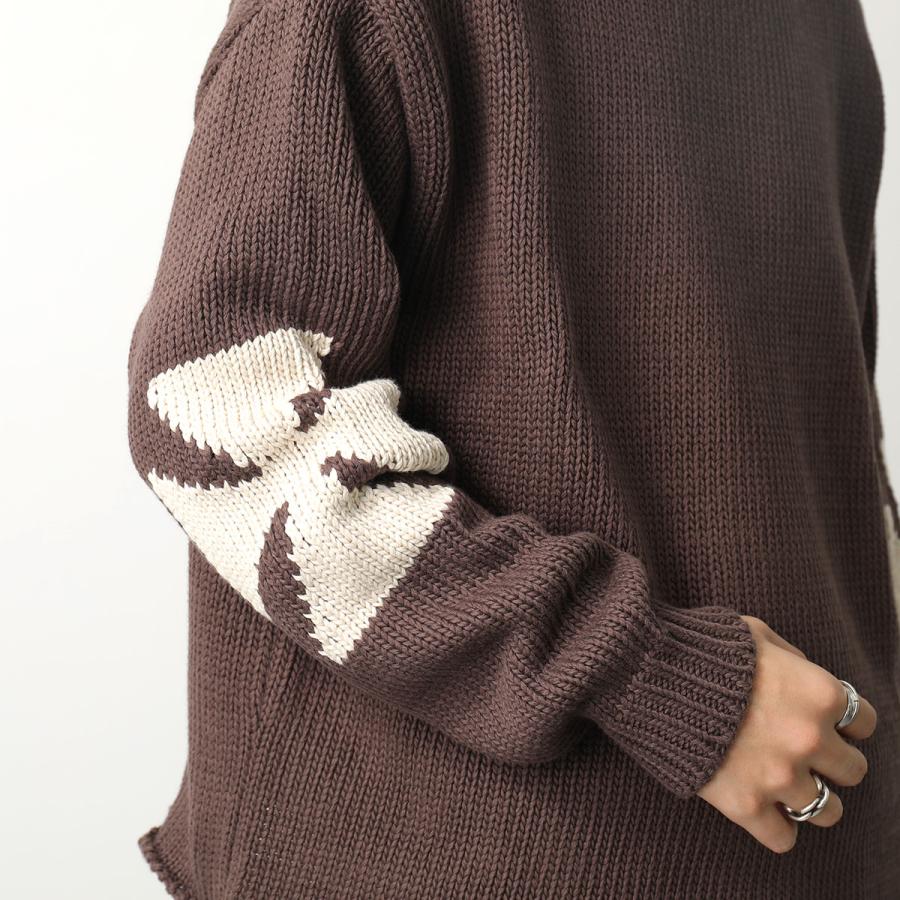 ASKYURSELF アスクユアセルフ ニット CHUNKY CROSS KNIT メンズ ASKYURSELF アスクユアセルフ ニット CHUNKY CROSS KNIT メンズ