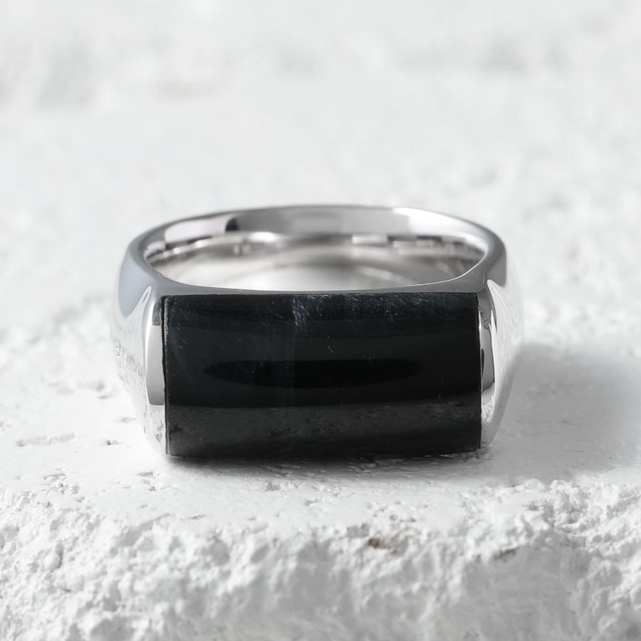 TOM WOOD（トムウッド） リング メンズ Crest Ring Blue Hawk Eye