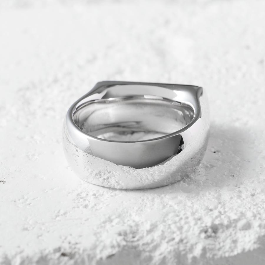 TOM WOOD（トムウッド） リング メンズ Crest Ring Blue Hawk Eye