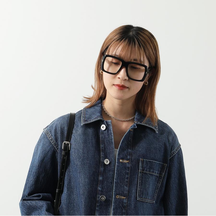 GUCCI（グッチ） メガネ GG0366S メンズ スクエア型 ロゴ セルフレーム