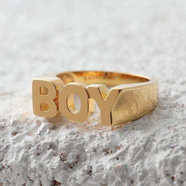 MARIA BLACK マリアブラック リング BOY Ring ボーイ 500460YG レディース シルバー925 指輪 レタリング