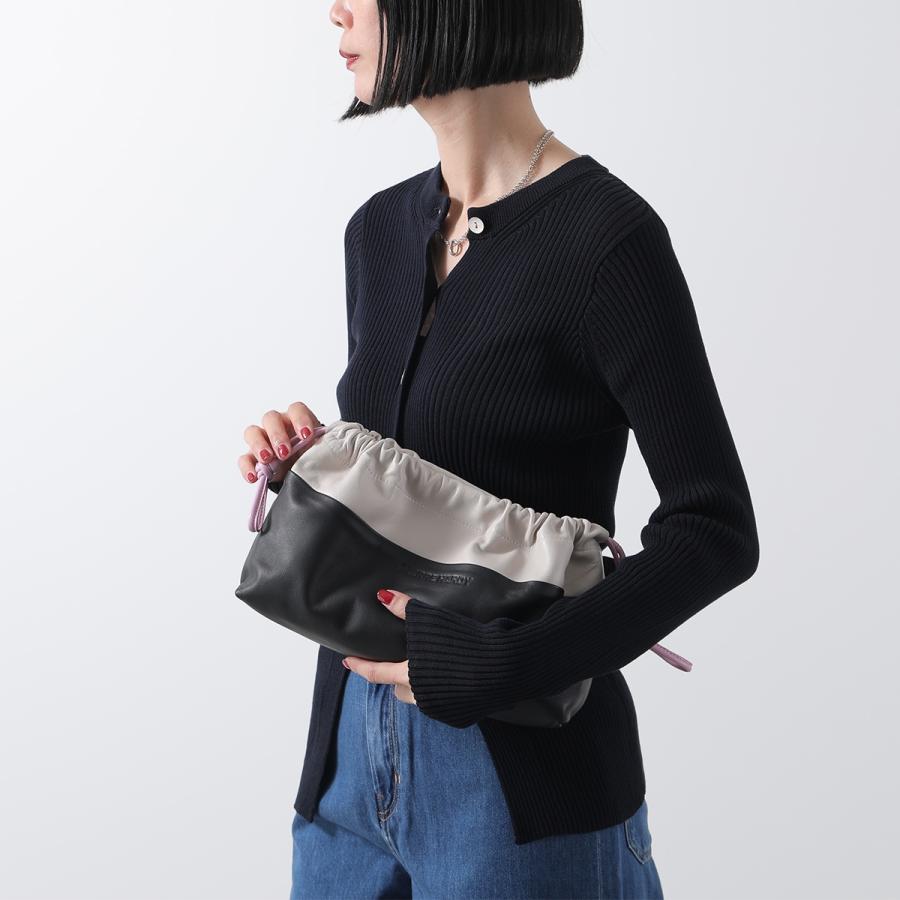 Barbie　PIERRE HARDY 巾着型ショルダーバッグ ピンク/黒 Barbie様専用 PIERRE HARDY 巾着型ショルダーバッグ ピンク/黒 - メルカリ