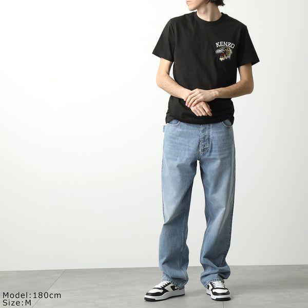 KENZO ケンゾー 半袖 Tシャツ TIGER VARSITY SLIM T-SHIRT PFE55TS1864SG メンズ ロゴ タイガー 刺繍 クルーネック コットン カラー2色｜s-musee｜04