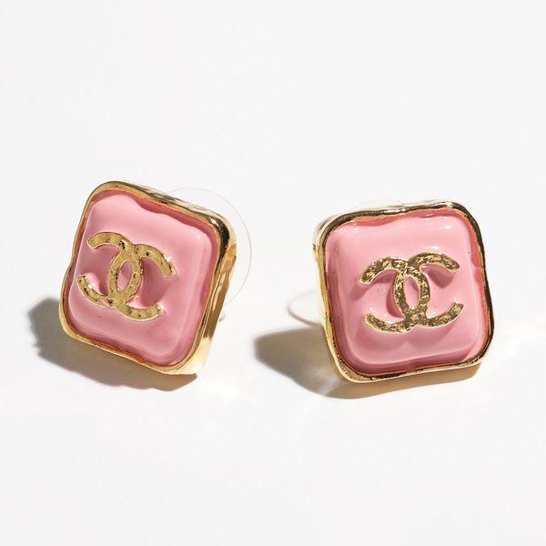 CHANEL ココマーク ピアス パステルピンク CHANEL（シャネル） ピアス ABC253 B14730 レディース スクエア ココ