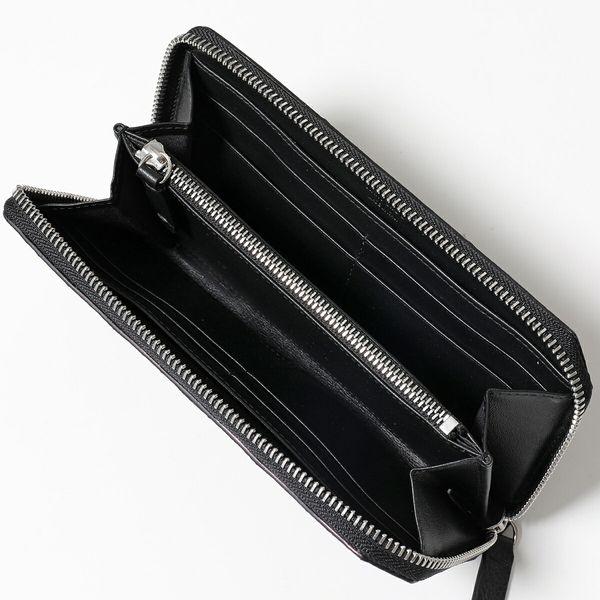 Jimmy Choo ジミーチュウ ラウンドファスナー 長財布 CARNABY/S EMG カーナビー メンズ レザー スターエンボス ロゴ 小銭入れあり カラー2色の画像