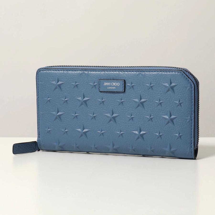 JIMMY CHOO（ジミーチュウ） ラウンドファスナー 長財布 CARNABY/S EMG
