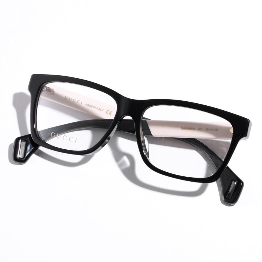 GUCCI グッチ メガネ GG0466OA メンズ ウェリントン型 アジアン  