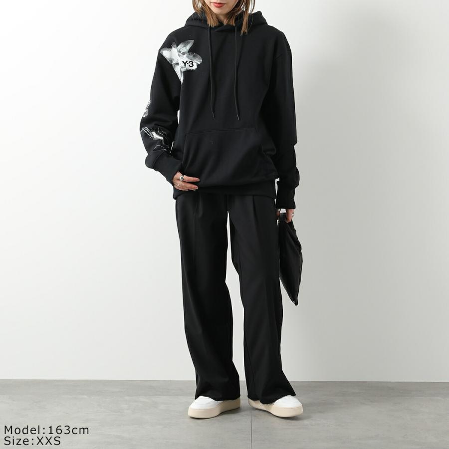 Y-3 GFX LOGO FRENCH TERRY HOODIE パーカー Y-3（ワイスリー）の「GFX LOGO FT HDY（パーカー）」 - WEAR
