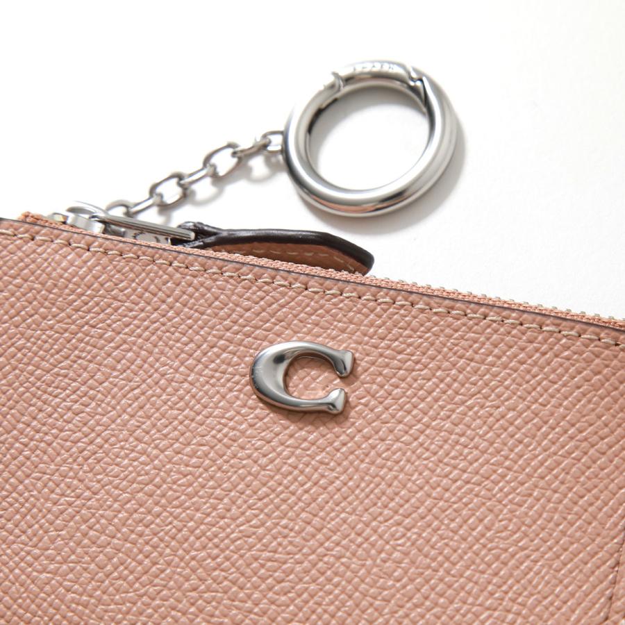 COACH コーチ パスケース MINI ID SKINNY CASE ミニ ID スキニーケース CH810 レディース レザー カードケース キーリング付き カラー4色｜s-musee｜13