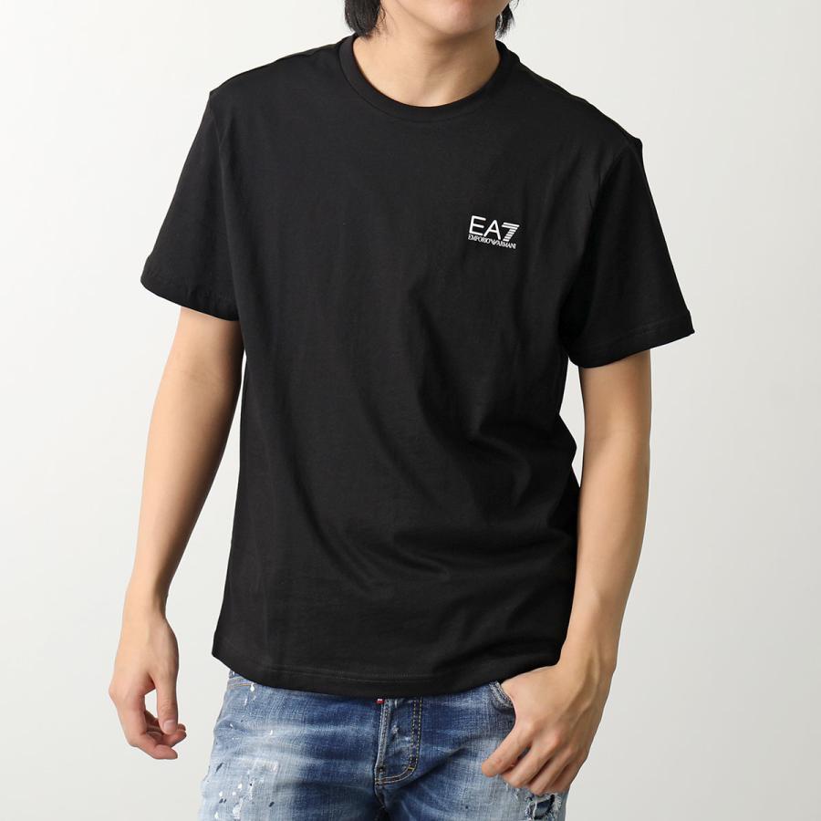 EA7 EMPORIO ARMANI エアセッテ エンポリオアルマーニ Tシャツ 8NPT18 PJ02Z メンズ 半袖 カットソー ロゴT クルーネック コットン カラー3色｜s-musee｜14