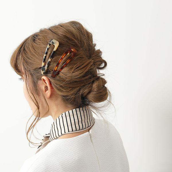 ALEXANDRE de PARIS フラワーヘアピン バレッタ バレッタ (arch)｜ALEXANDRE DE PARIS（アレクサンドル ドゥ パリ）