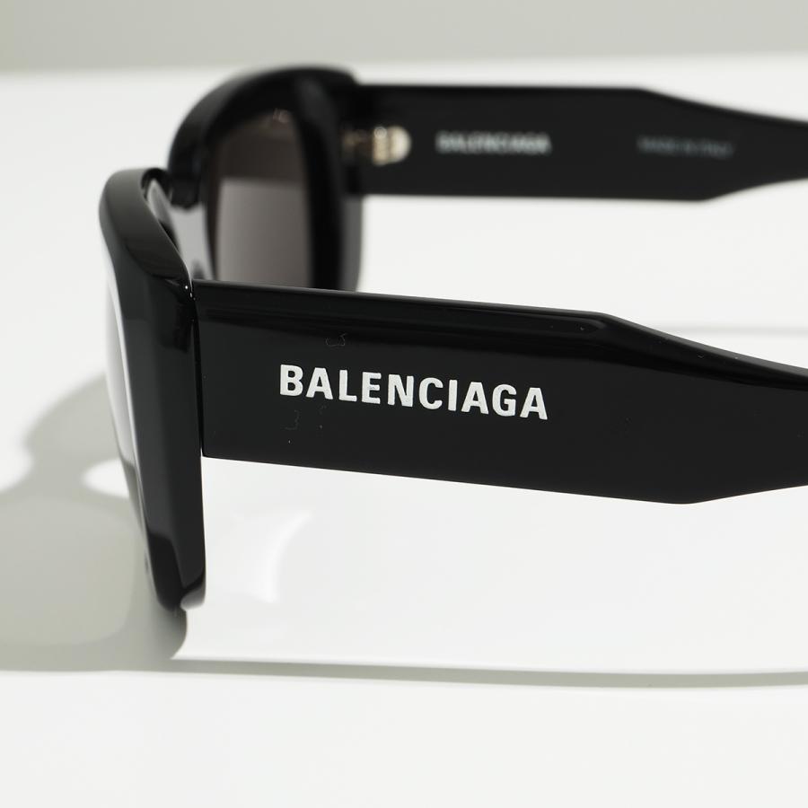 BALENCIAGA バレンシアガ サングラス BB0072S メンズ スクエア型 眼鏡 ロゴ アイウェア 黒縁メガネ 001/Black-Black-Grey｜s-musee｜11