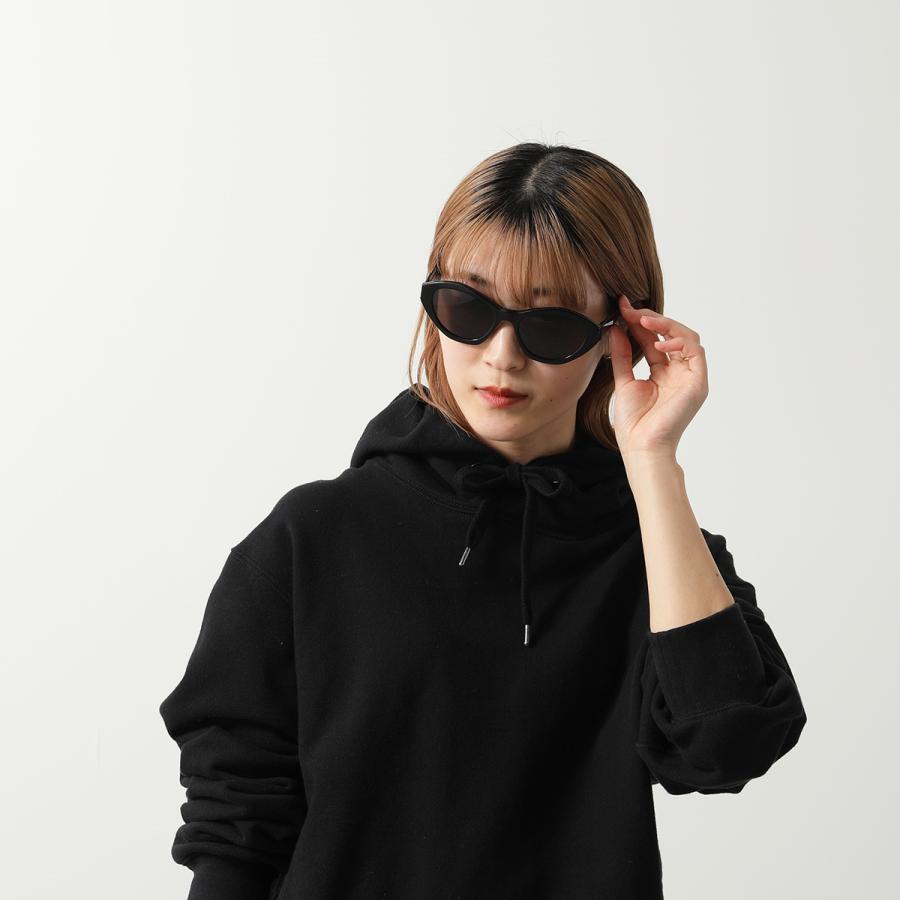 サンローランパリ  SL M1 005 ラウンドフレームサングラス レディース 60□18-140 サンローラン YSLロゴ サングラス SL M1/F 007 プラスチック