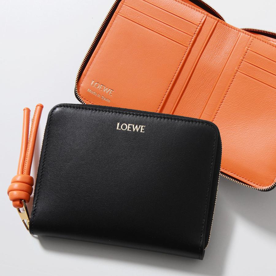 LOEWE ロエベ 二つ折り財布 KNOT COMPACT ノット コンパクト LOEWE ロエベ 二つ折り財布 KNOT COMPACT ノット コンパクト
