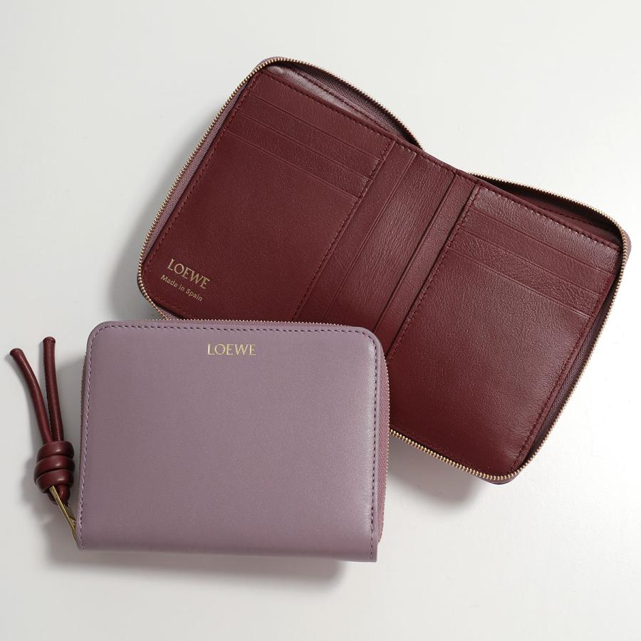 LOEWE ロエベ 二つ折り財布 KNOT COMPACT ノット コンパクト LOEWE ロエベ 二つ折り財布 KNOT COMPACT ノット コンパクト