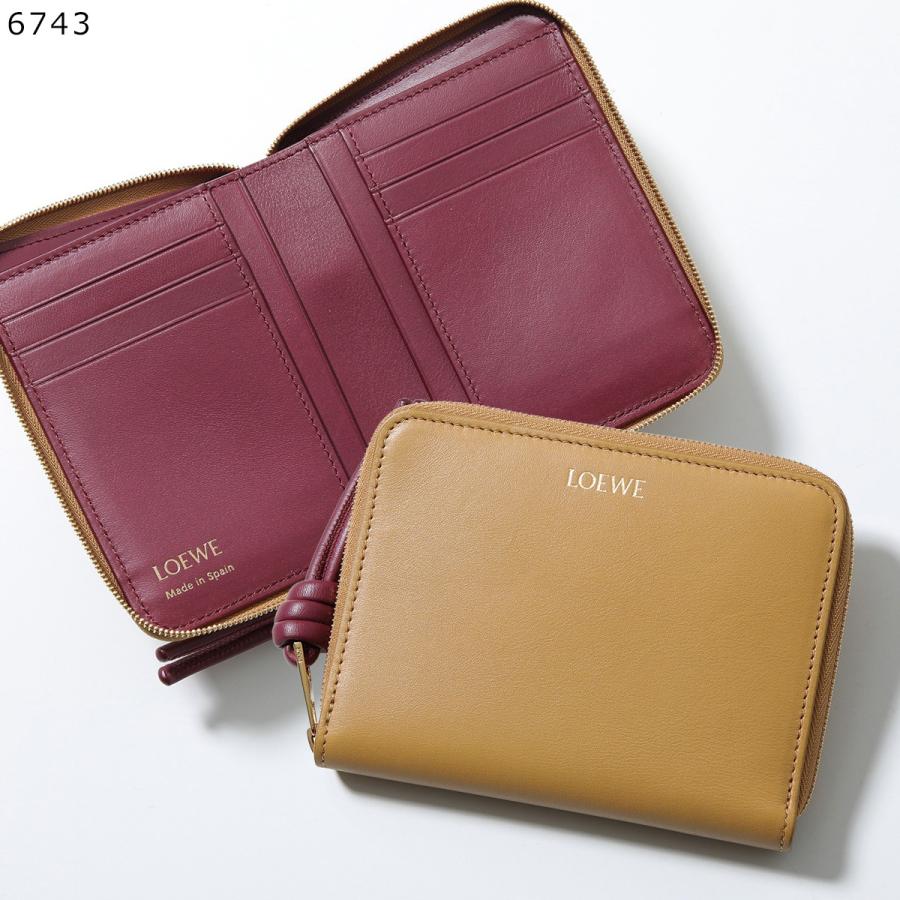 LOEWE（ロエベ） 二つ折り財布 KNOT COMPACT ZIP AROUND ノット