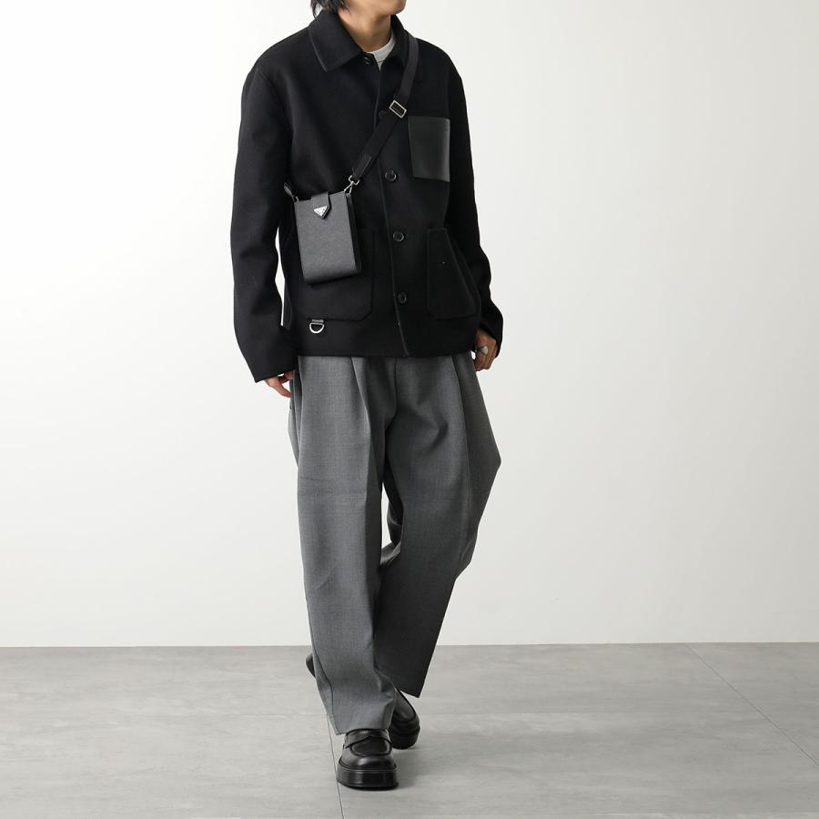 PRADA プラダ フォンケース 2ZH179 053 メンズ レザー