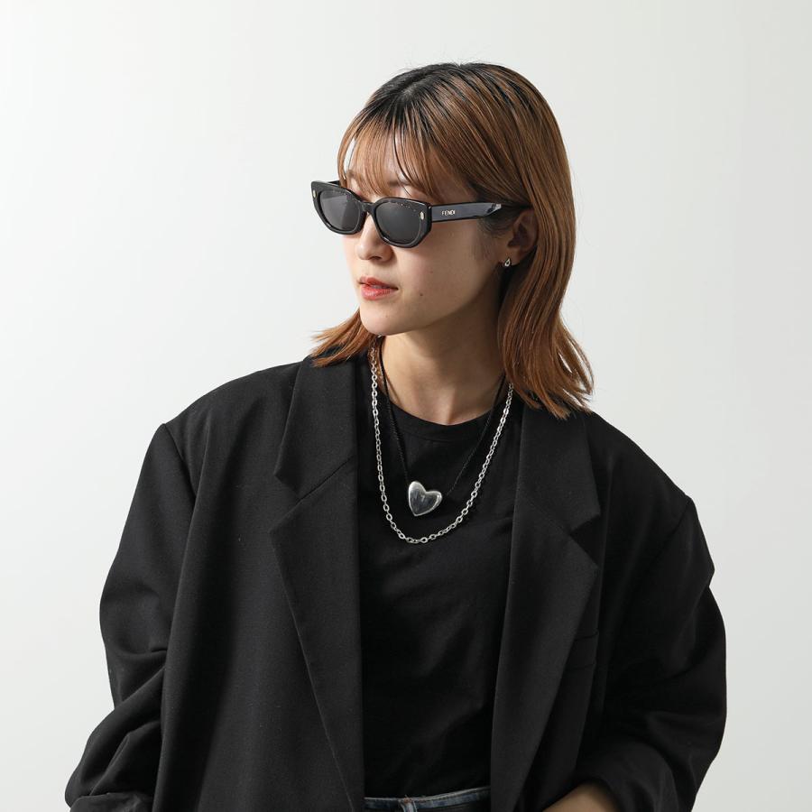 FENDI (フェンディ) ラウンドサングラス アイウェア ブラック D28BN FENDI フェンディ サングラス アイウェア メンズ レディース ブランド