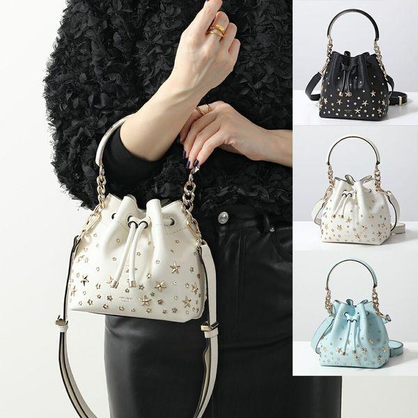 miyeah⭐︎ 新品未使用Jimmy Choo バッグ ボンボン　2way JIMMY CHOO（ジミーチュウ） ショルダーバッグ BON BON BUCKET/S CZN